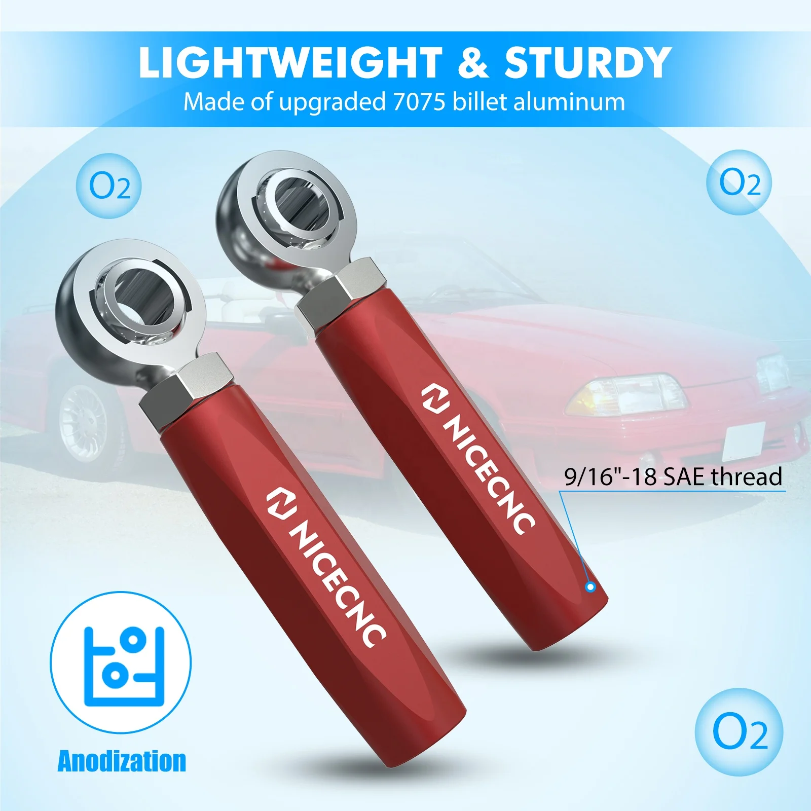 NiceCNC Maximum Bump Steer Power Rack Kit For Ford Mustang GT V8 & Saleen Vehicles 1979-1993 #9121068703