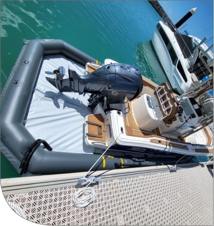 Top Quality Inflatable Water Sports Floating Raft Foil Inflatable Yacht Floating Dock At Cheap Price