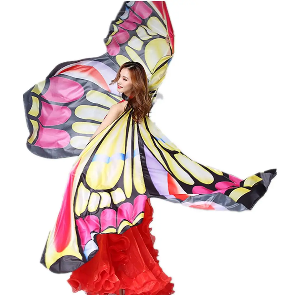 Belly Dance Butterfly Wings Women Festival Cosplay Angel Isis Wings Costume