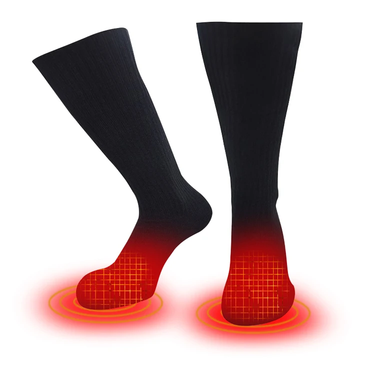 Outdoor Unisex Electric Heated Sport Socks for Men and Women Winter Sports Accessories