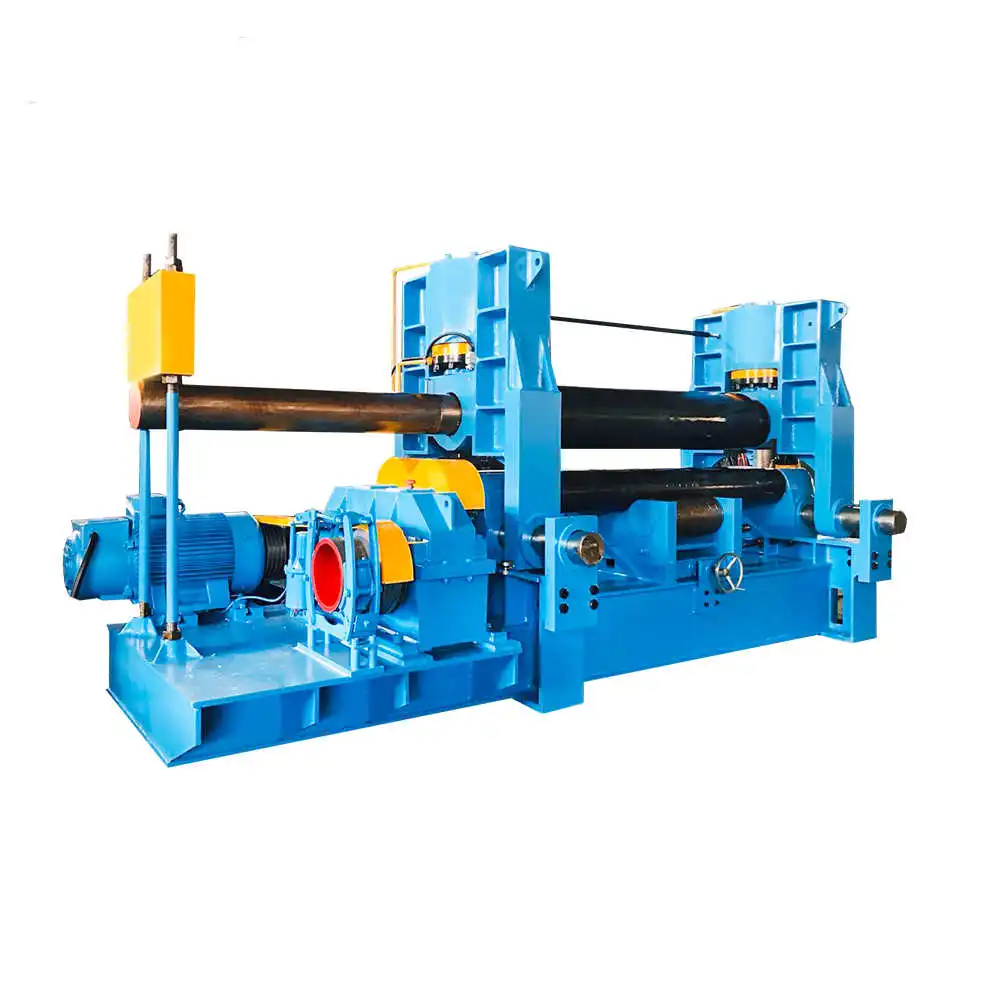 3 rollers heavy duty plate sheet metal cnc rolling bending machine for metal sheet