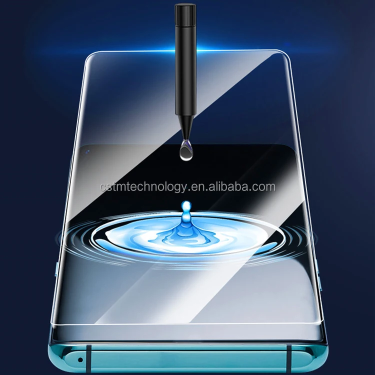 Lamina Protective for Xiaomi Mobile Phon Front Anti-Explosion Glass Screen Protector Light Solidify UV Glue Film for iPhone11/12