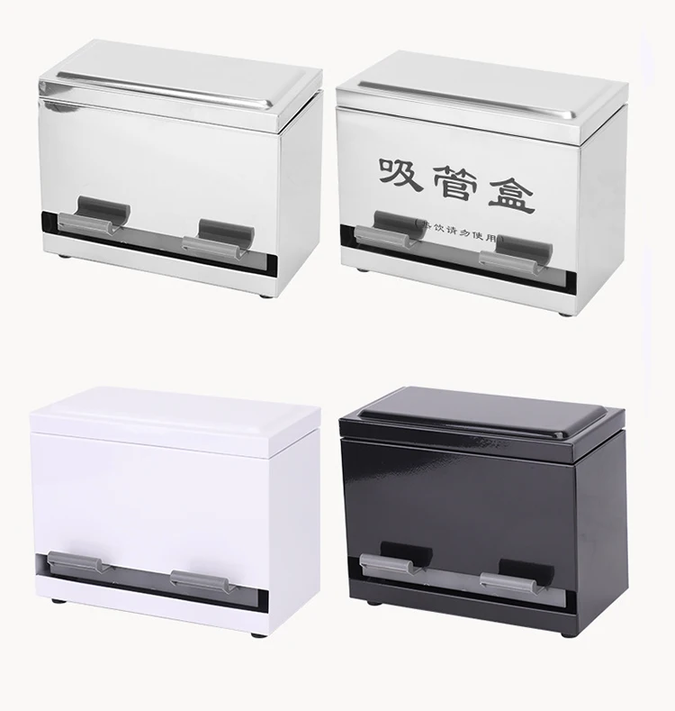 Pencil Dispenser for Classroom Office Stainless Steel Holder Easy-Push Tabs Non-Slip Rubber Feet Metal Container for 200 Pencils