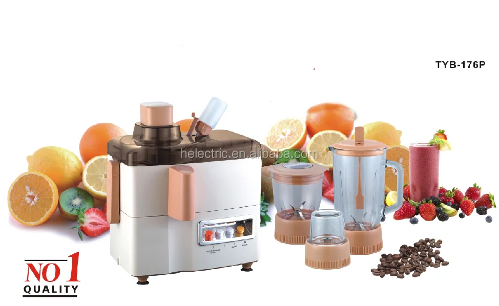 350W two speeds control 4 in 1 plastic body kitchen electric food processor