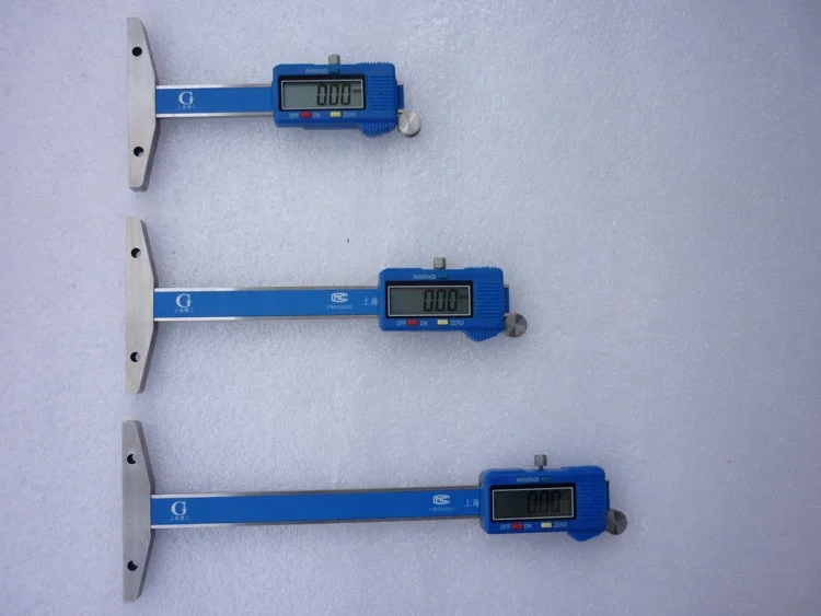 0-50 мм 100 мм 150 мм Цифровой измеритель глубины шины