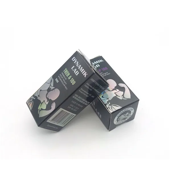 
2020 high quality custom made folding packaging printing gloss paper pharmaceutical drug medicine hologram vial box 