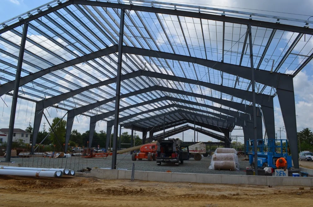Light steel structure warehouse Small aircraft flight test warehouse