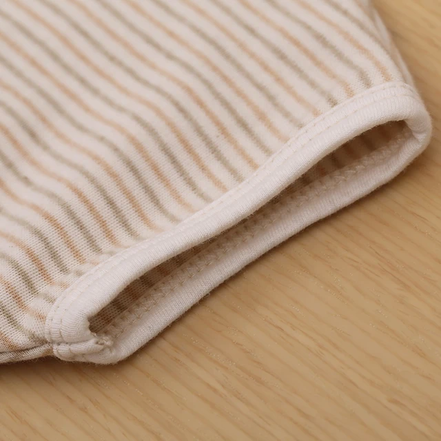 Baby Sleeping Bag 100% Organic Cotton Stripe Short Sleeve Baby Muslin Sleep Sack