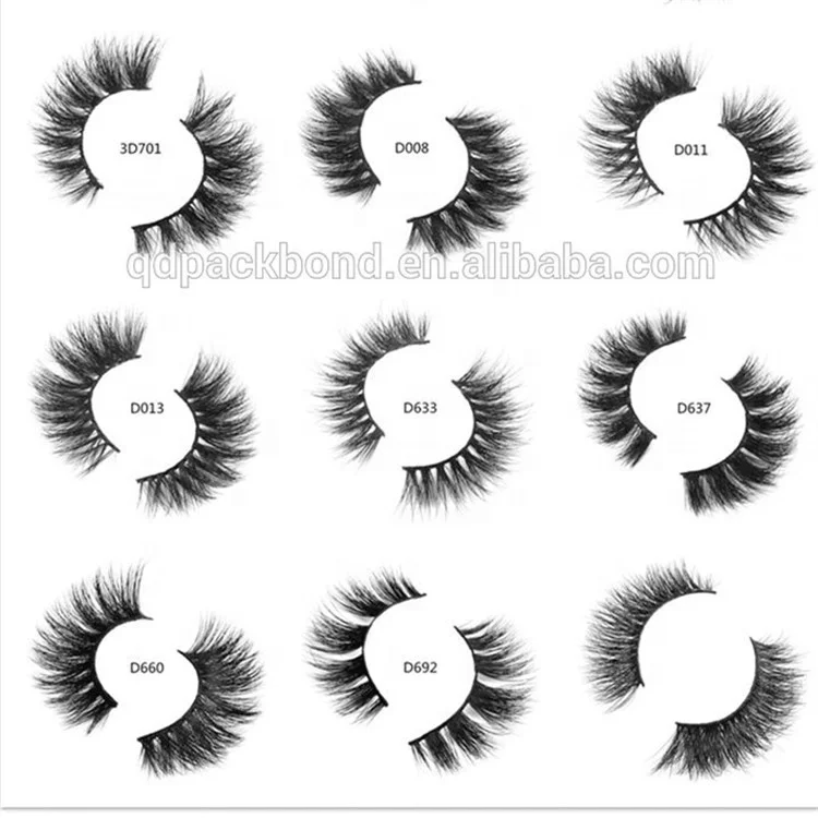 
Qingdao factory wholesale mink lashes with empty glitter custom eyelash packaging box 