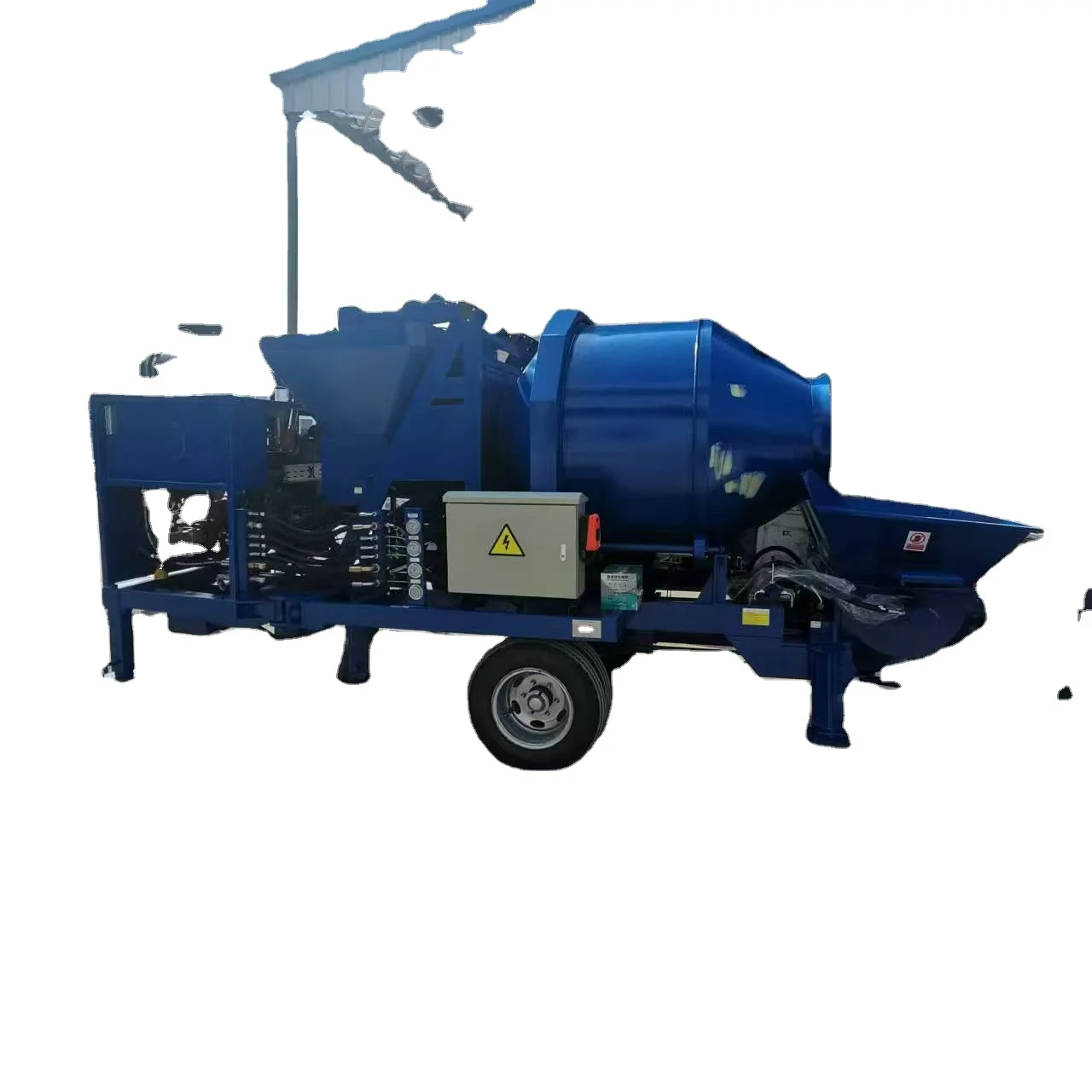 Diesel 40 Cubic Meters JBS40R Concrete Mixer Pump Concrete Mixer with Pump