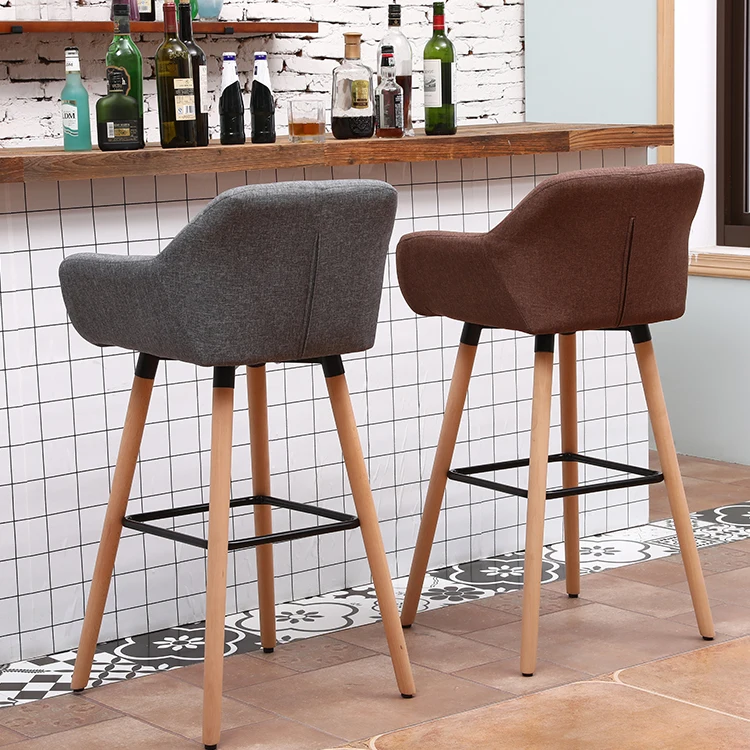 Wholesale Tall Table Restaurant Furniture Iron Luxury High Modern bar chair stool