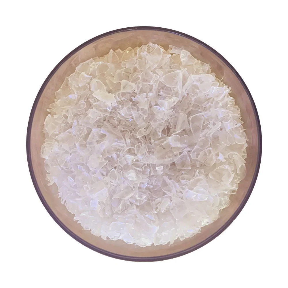 Clean Hot Washed Recycled PET Flakes / Pet Plastic Bottle Scrap For Sale