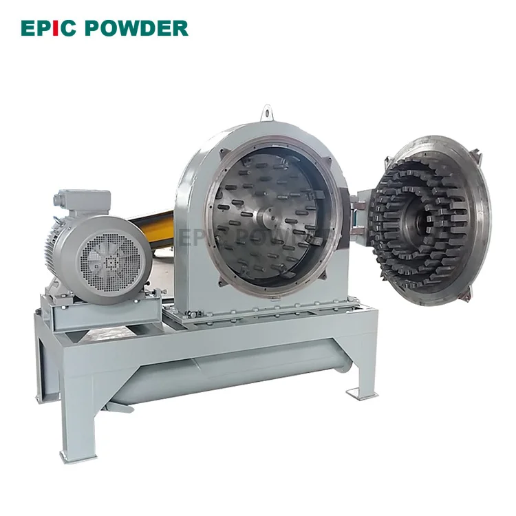 Ultrafine Pin Milling Machines for Calcium Carbonate Powder Talc Powder Chemicals and Food Process