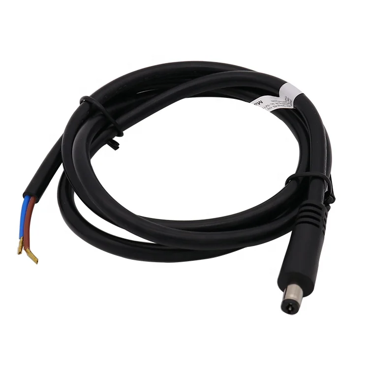 DC5.5 2.1mm male plug to open Cable