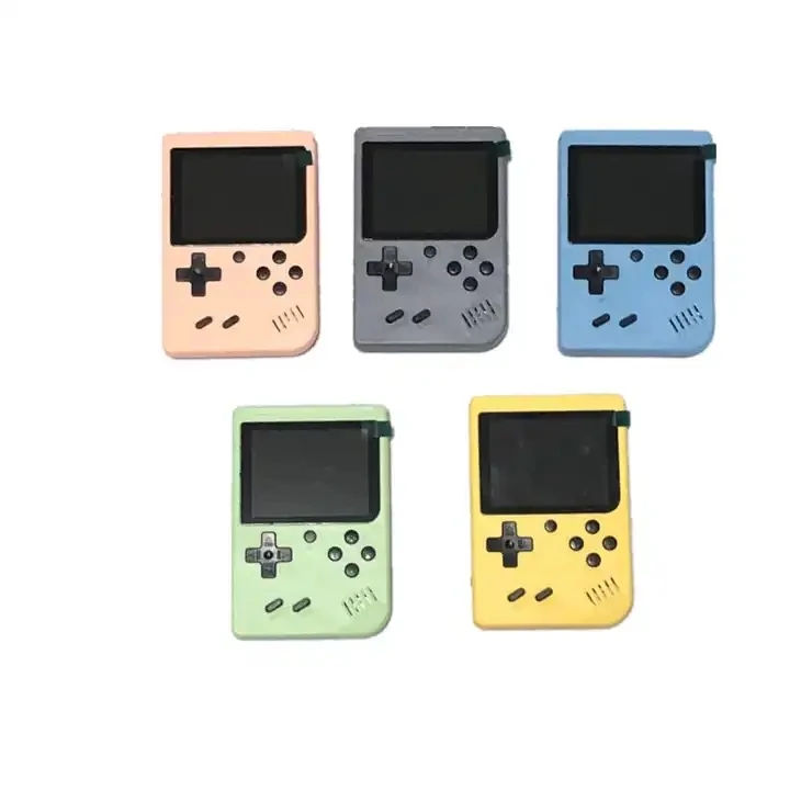 2023 New Wholesale 800 In 1 Retro Game Console 3 Inch Mini TV Handheld  FC  Macaron Game Machine Built-in 800 Classic Games