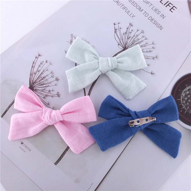Fabric Bow Brooch Pins Dress Women Cloth Corsage Garment Wedding Bow Tie Pins Brooch Clips