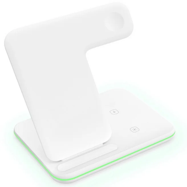 Magnetic Wireless Charger for i Phone 3-in-1 Charging Station for Multiple Apple Devices Travel Charging Pad Dock for Apple