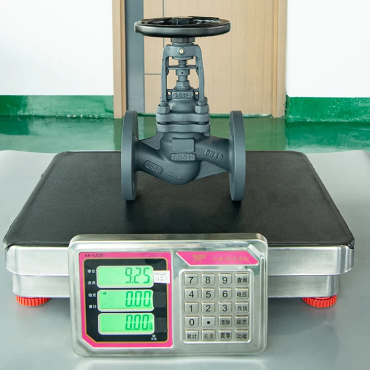 XINTAI Professional Valve Supplier J41H-40P DN40 Cast Steel DIN Bellow Globe Valve with Handwheel