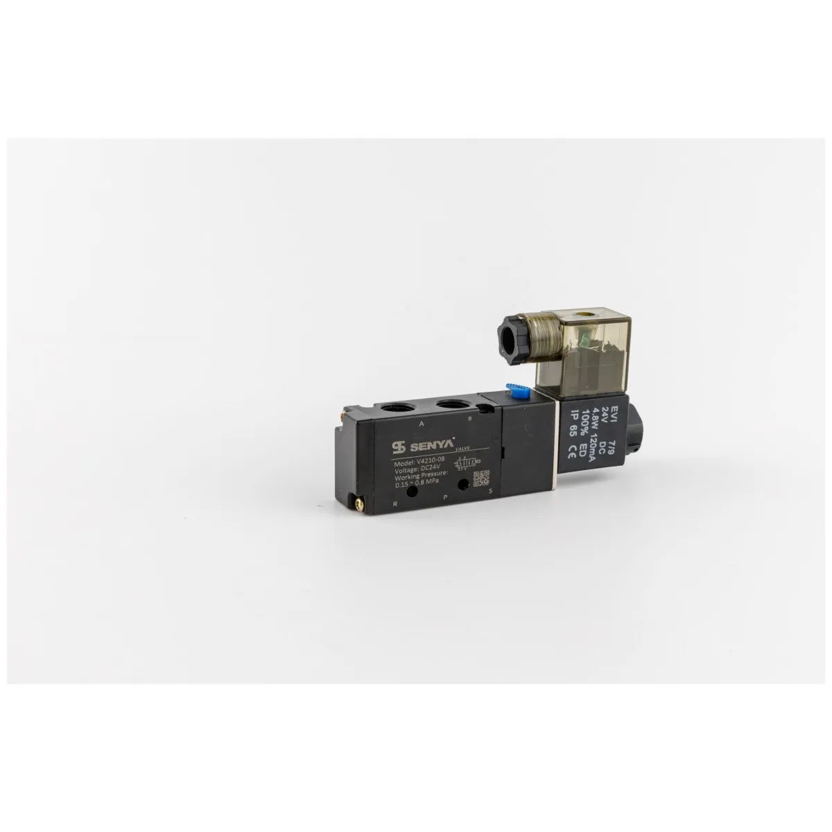 Электромагнитный направленный клапан серии OEM 4V220-08 220V 24V 12V 5/2Way Пневматический электромагнитный