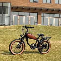 High Power 48V Battery Fat Tyre Ebike 500 Watts Vantage Cafe Racer Leopard Electric Bike