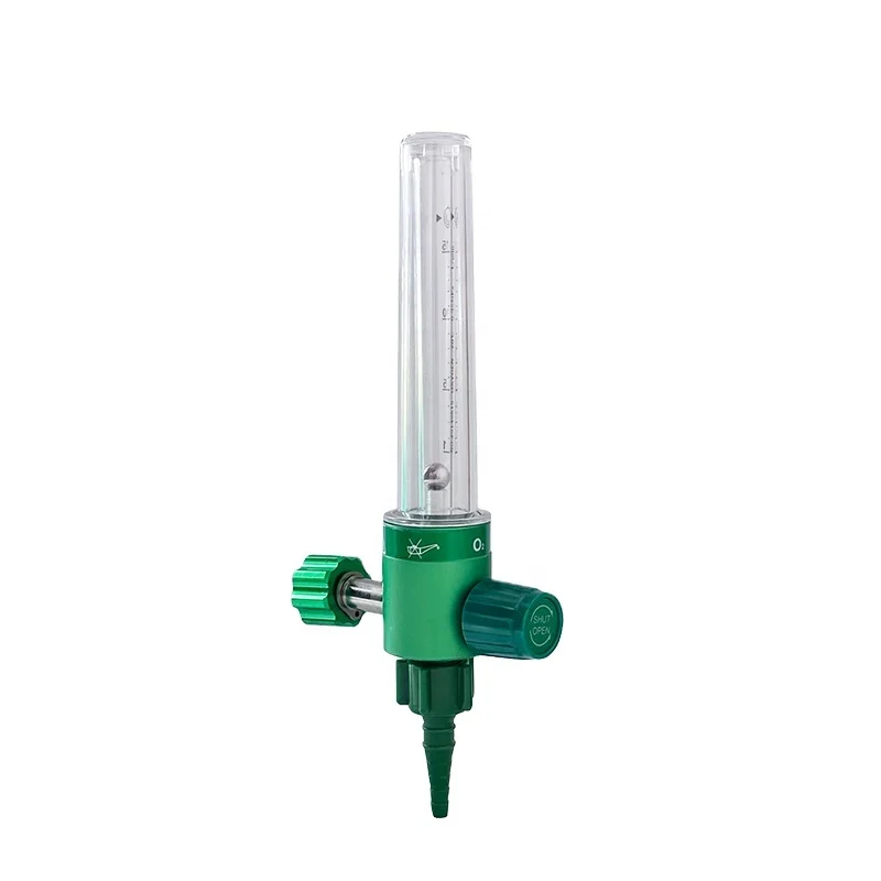 Custom Logo OEM Brass Oxygen Gas Medical Oxygen Pressure Regulator with Flowmeter Oxygen Fowmeter with humidifier