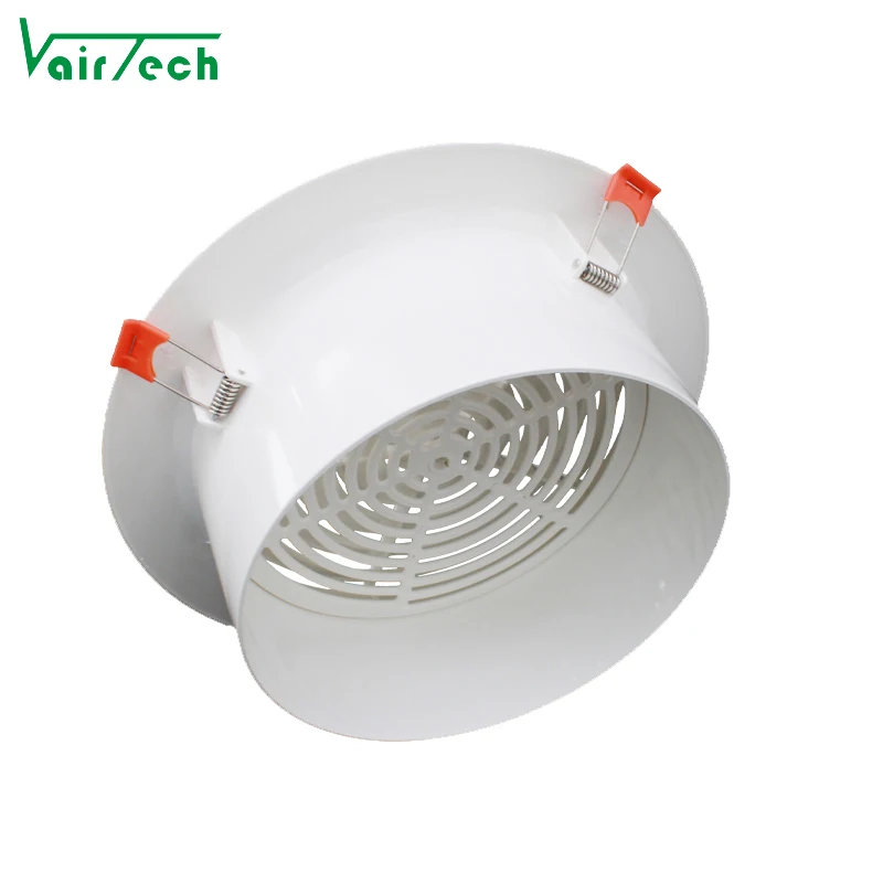 Round Adjustable Air Conditioning Disc Air Valve Plastic Ceiling Air Vent