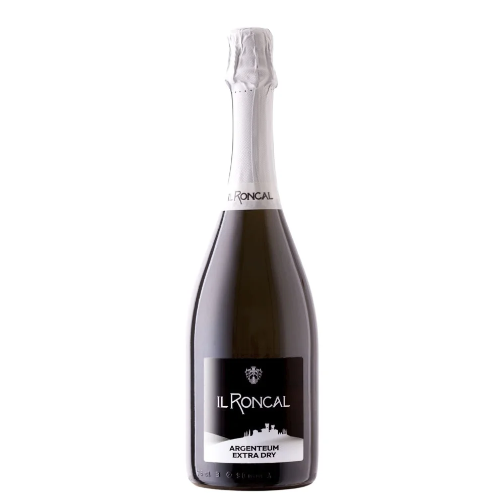 Best made in italy high quality  0,75 l ARGENTEUM extra dry fruity  sparkling white wine for aperitif