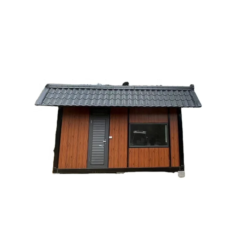 American Standard Tiny Living Homes Prefabricated Perfab Container House For Coffee Shed Garage With Bedroom