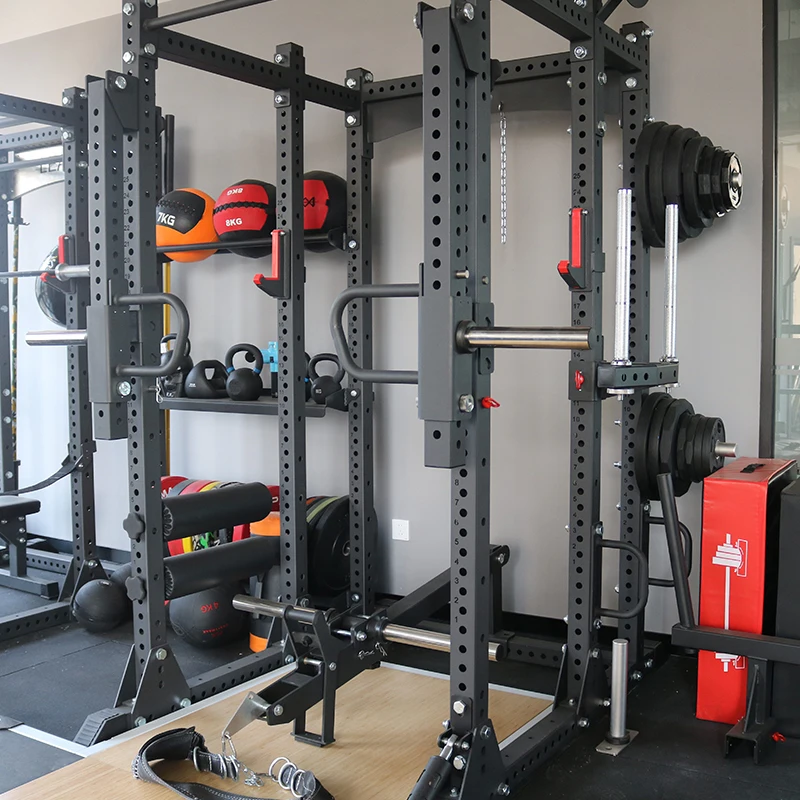 Lead man Multi Functional Household Smith Machine Frame Fitness Squat Frame Barbell  heavy duty power rack