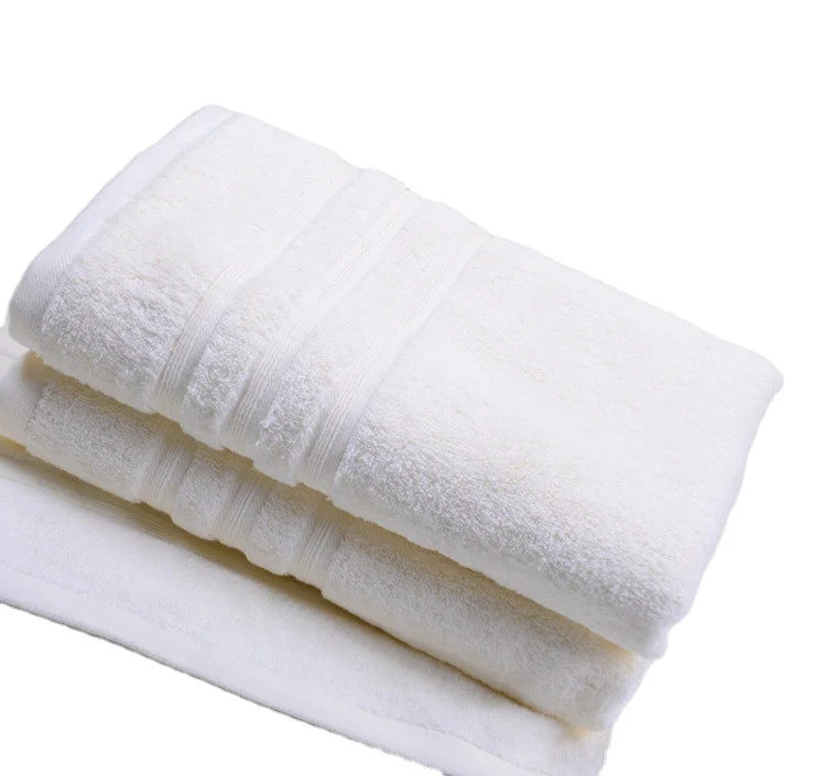 Five Star Luxury  Custom Embroidered Logo Hand Hotel Bath Towel