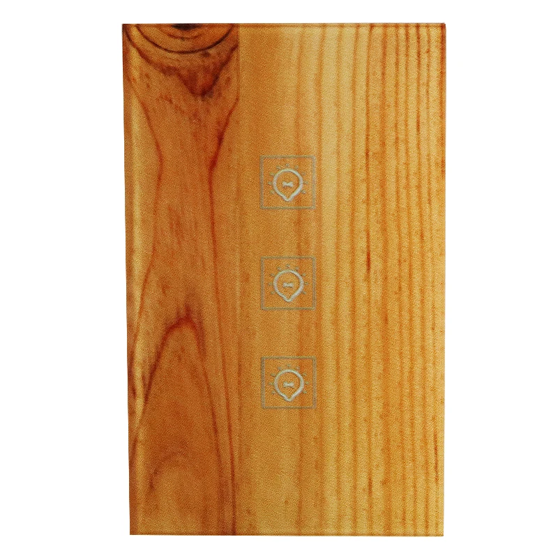 WIFI Wall Switch Decor Touch Panel Light Switch On Off Smart Home IOT Remote &Touch&Voice Control Switch Decoration Tuya Smart