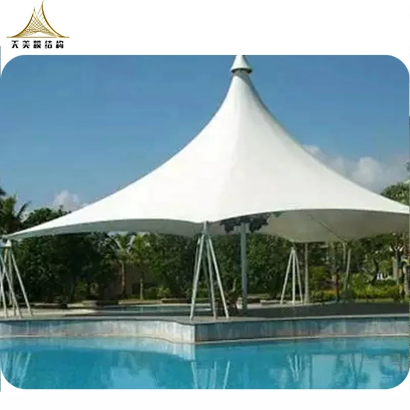 PVDF tensile fabric roof architecture membrane pergola