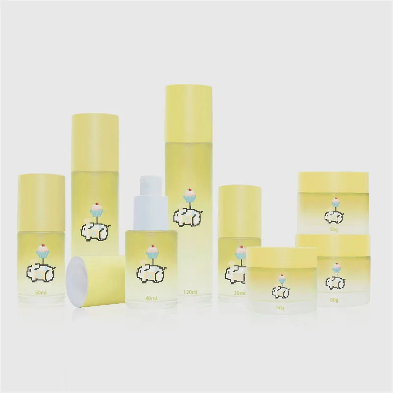 Cosmetic  PET plastic hand lotion wash liquid foaming soap bottles hair oil shampoo spray bottles