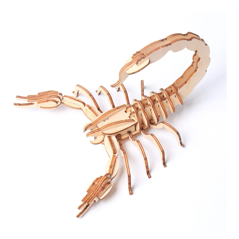 DIY Insect Wooden Model Butterfly Kids Educational Toys