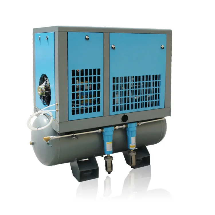 DBZY-10A 10HP 16 Bar  Industrial Screw Air-Compressors With Dryer And Tank for Laser Cutting