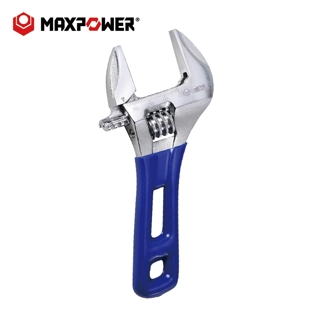 MAXPOWER Mini Lightweight Extra Jaw Stubby Adjustable Wrench