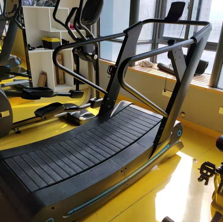 Commercial used woodway curved treadmill running machine gym fitness air runner motorless non electric treadmill