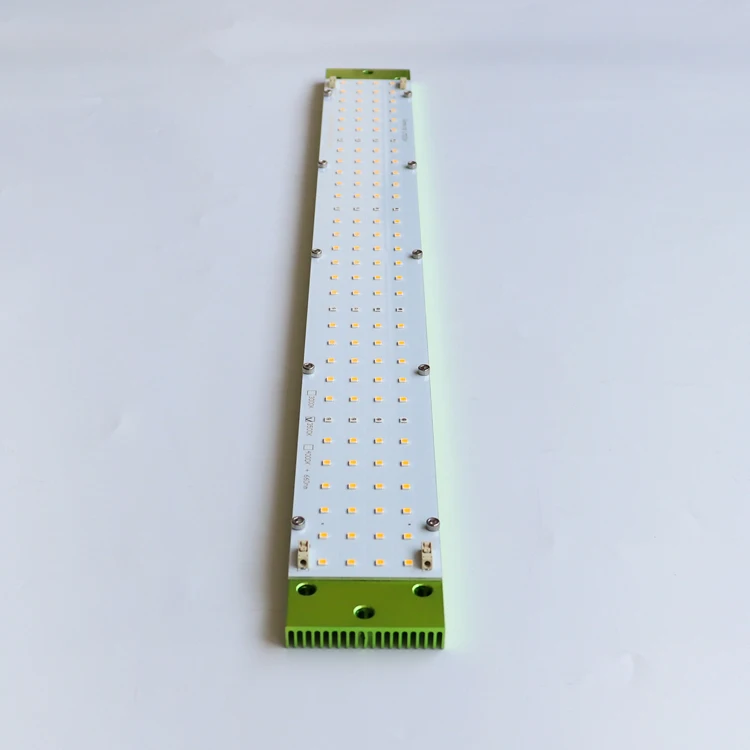 
KingBrite QB128 led board Samsung lm301h strip with epistar 660nm red grow light bar (PCBA heatsink) 