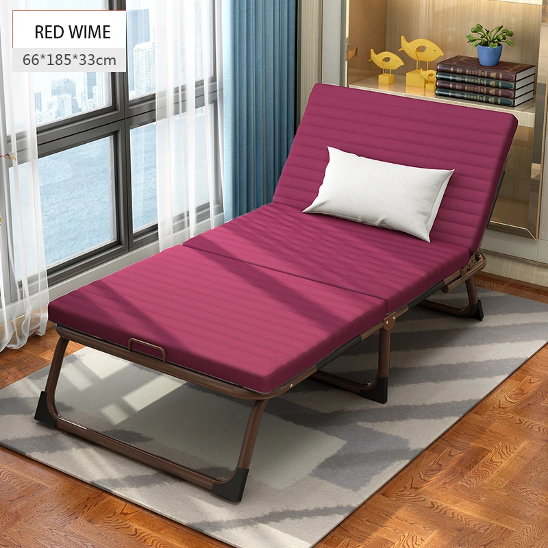 Home Camping Furniture Meubles Lit Pliable Adulte Portable Applicable Metal Single Folding Bed with high quality