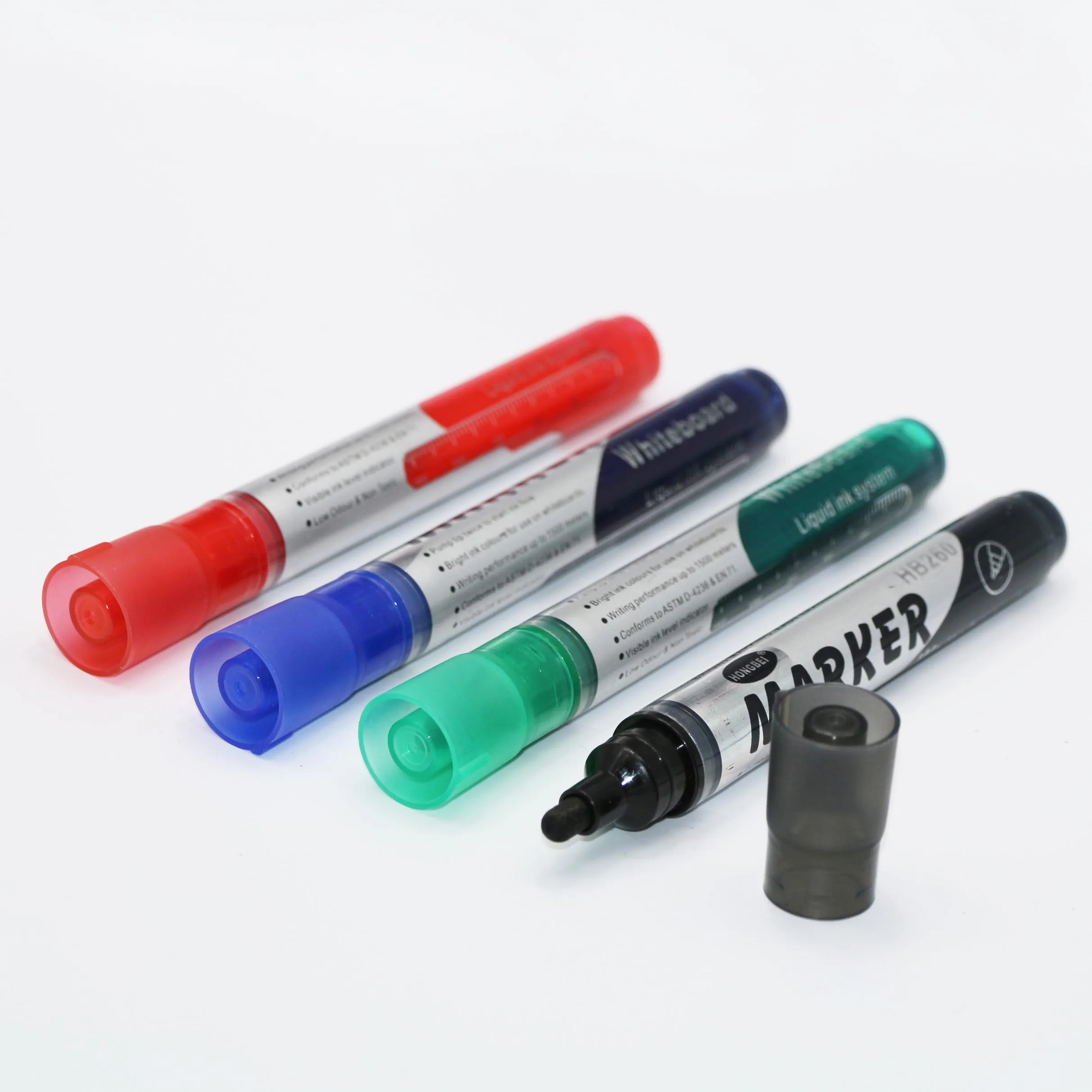 Whiteboard Marker Manufacturers Colored Bullet Tip Erasable Whiteboard Markers
