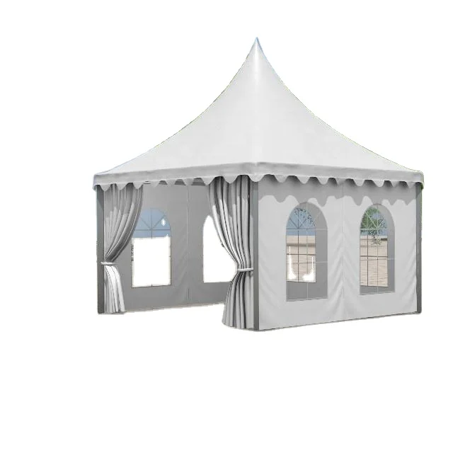 Event 4x4 5x5 Aluminum Alloy Frame Party Wedding High PVC Fabric Custom  Marquee Pagoda Tent