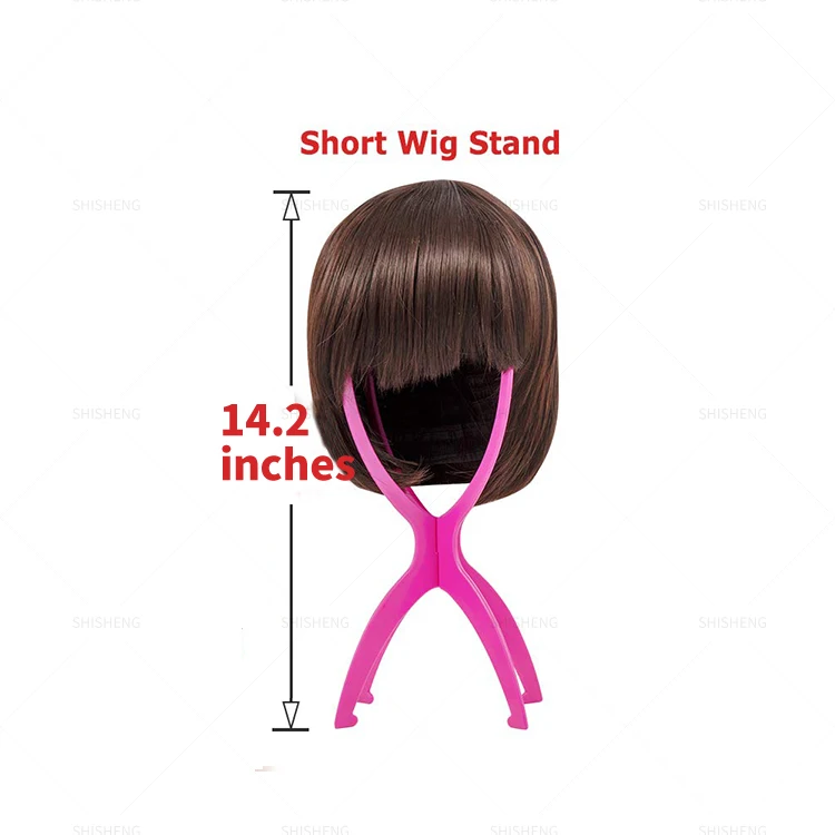 Wholesale Plastic Wig Stands Adjustable Wig Display Stand Mannequin Stand for Wigs