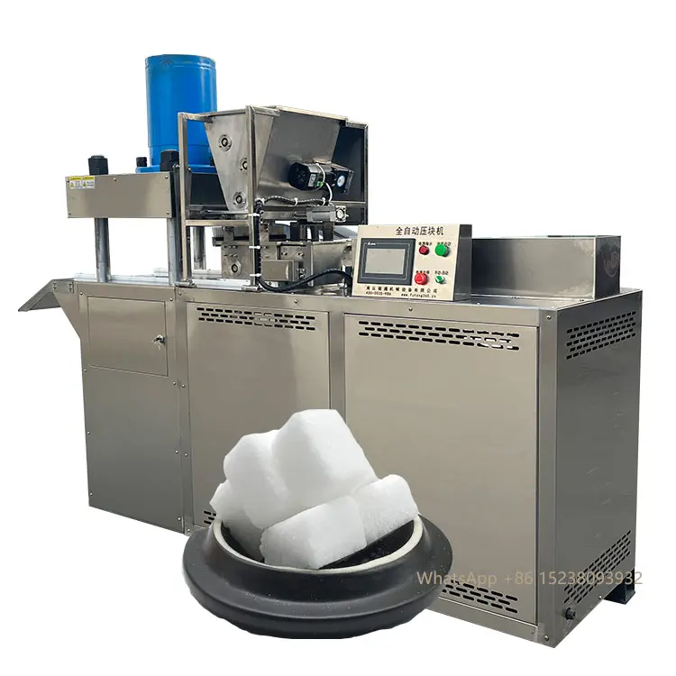 automatic Commercial Coffee Candy Forming Lump Sugar Press Machinery Cube Sugar Maker Production Line