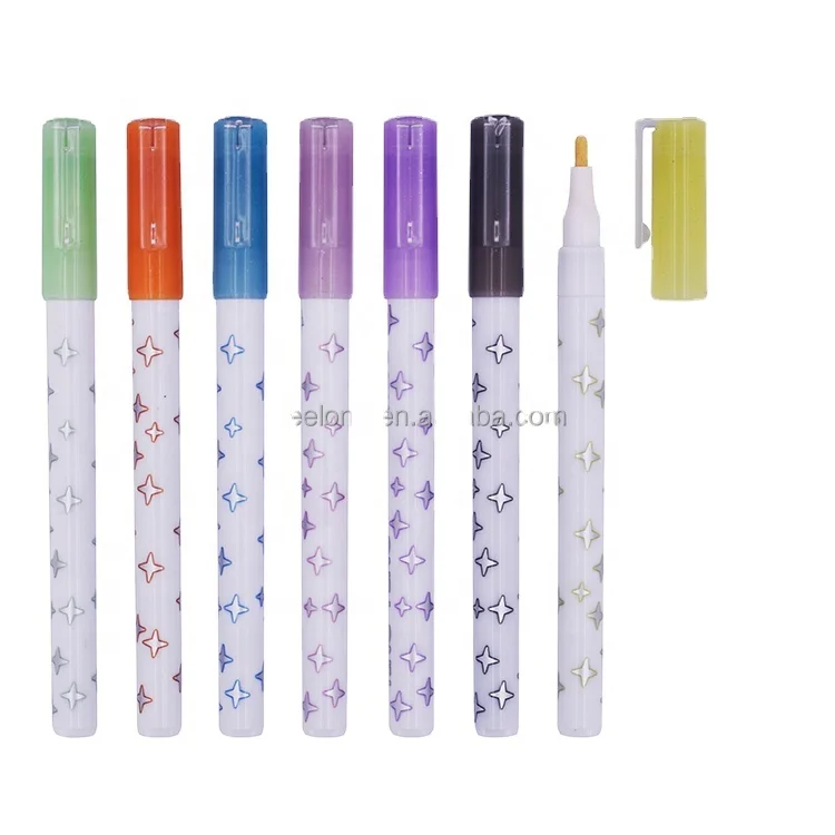 
Hot Selling Cheap Custom Permanent Double-line Marker Multi Color Of Marker Pens Set 