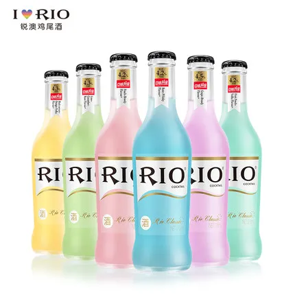 RIO Rui Ao cocktail G foreign wine 6 flavors 275ml*24 bottles of cocktail pre-mixed mixed color low alcohol wine