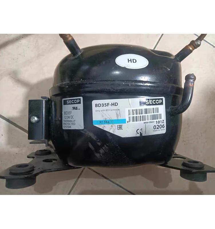 Secop BD35F  R134a 12V 24V DC Direct Current Compressor New Condition