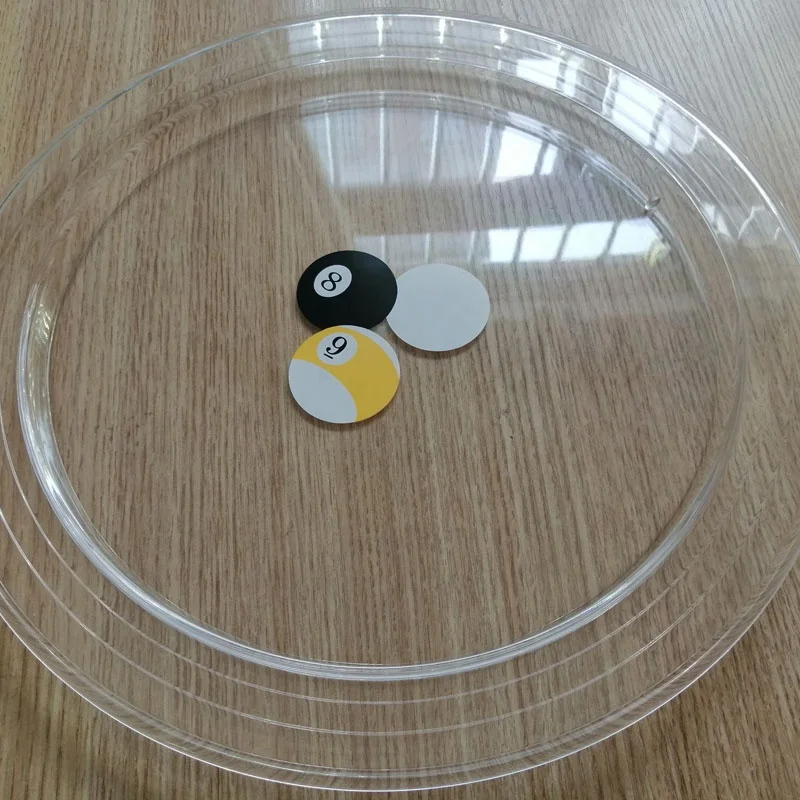 Transparent Plastic Billiard plate Tray