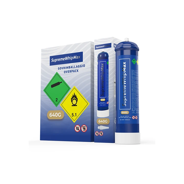 Certified Good Quality Gas Whip Cream Chargers 640g