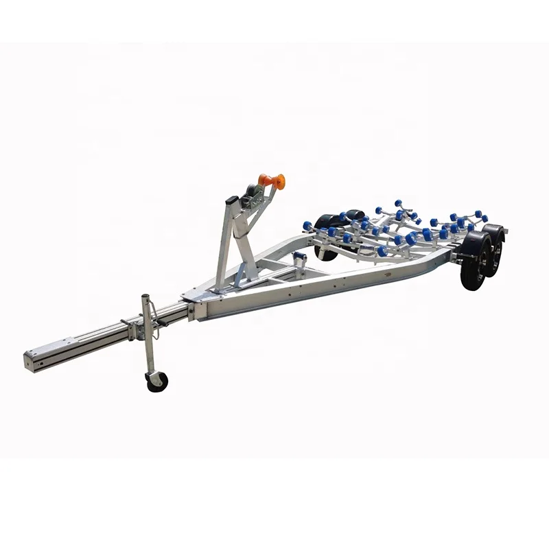  Aluminum Boat Transport Trailer Manufacturer SALE Max OEM Customized Hot Motor Surface PACKING Wheel Color Double Brake
