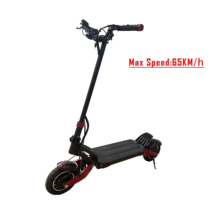 Sandris best T10-DDM Zero 10x 2000W 2400W off road dual motor foldable long range electric scooter